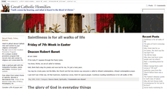 Desktop Screenshot of greatcatholichomilies.com